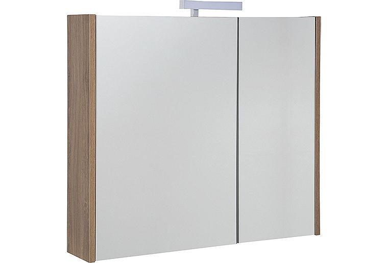 Spiegelschrank Akira mit LED-Beleuchtung, 2 Türen, Nabucco Eiche, 800x700x155mm Spiegelschrank Akira mit LED-Beleuchtung, 2 Türen, Nabucco Eiche, 800x700x155mm