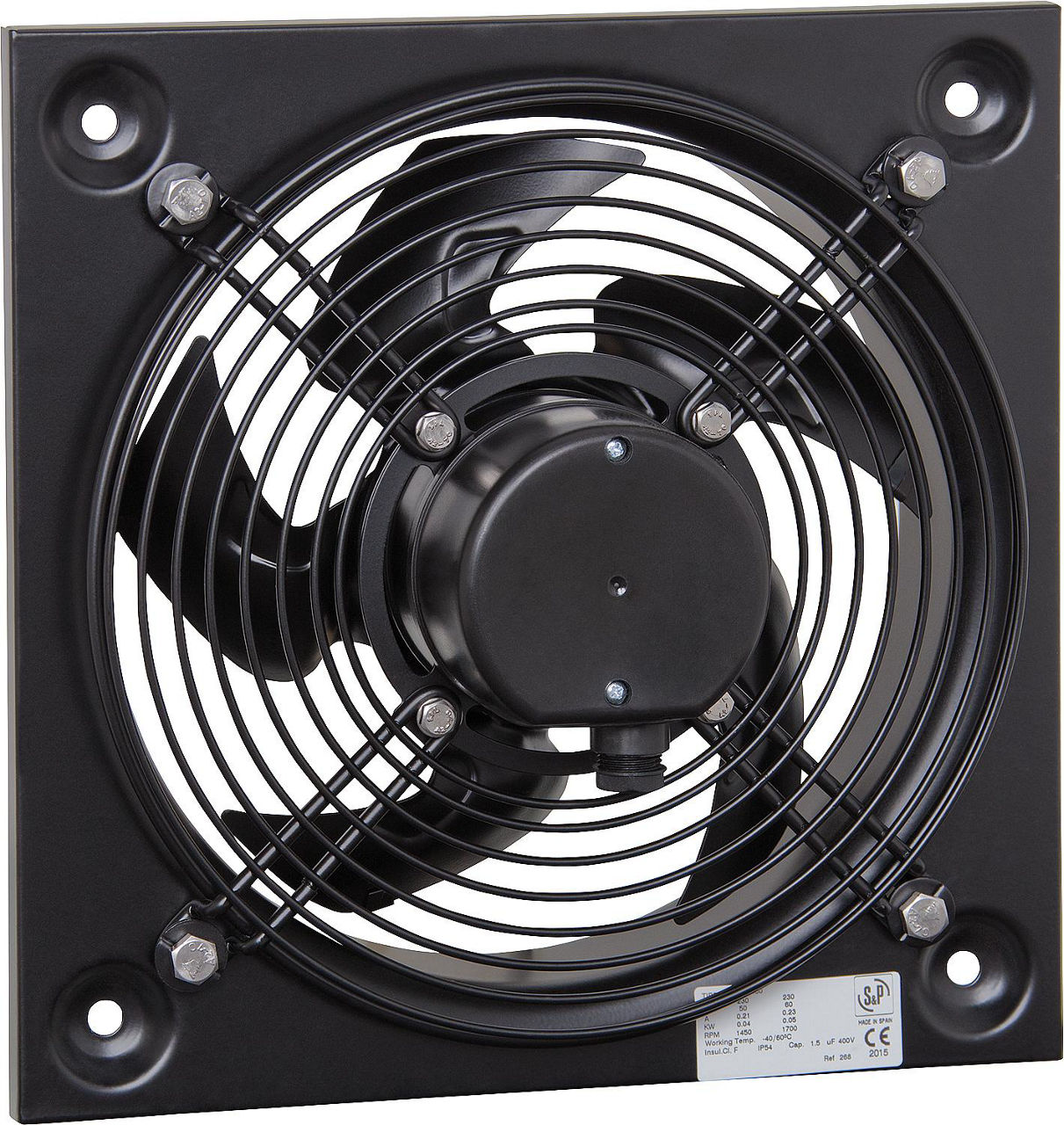 Axial-Wandventilator Typ HXBR/4-355 V5 Axial-Wandventilator Typ HXBR/4-355 V5