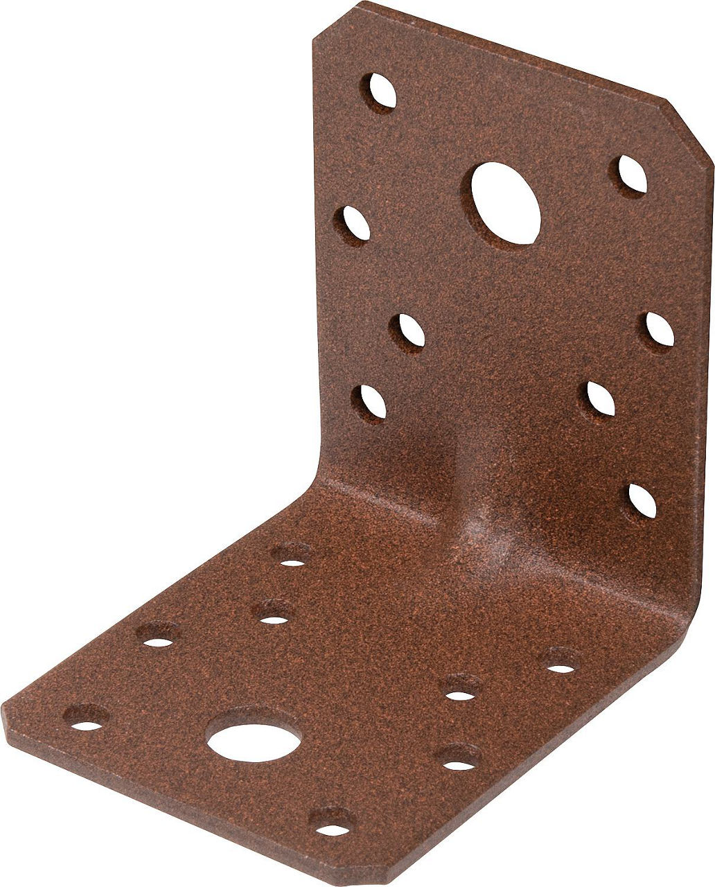 Schwerlast-Winkelverbinder mit Sicke DURAVIS® 70 x 70 x 55 mm, Material: Stahl, sendzimirverzinkt, Oberfläche: rostbraun Schwerlast-Winkelverbinder mit Sicke DURAVIS® 70 x 70 x 55 mm, Material: Stahl, sendzimirverzinkt, Oberfläche: rostbraun
