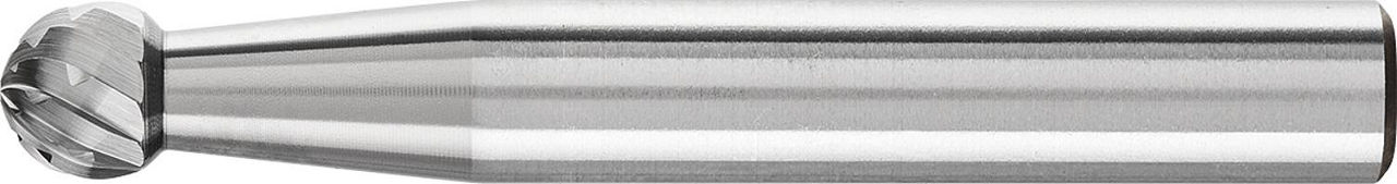 Hartmetallfräser PFERD Kugelform, Zahnung 3 Ø 6,0mm, Schaft:6mm, L: 45mm Hartmetallfräser PFERD Kugelform, Zahnung 3 Ø 6,0mm, Schaft:6mm, L: 45mm