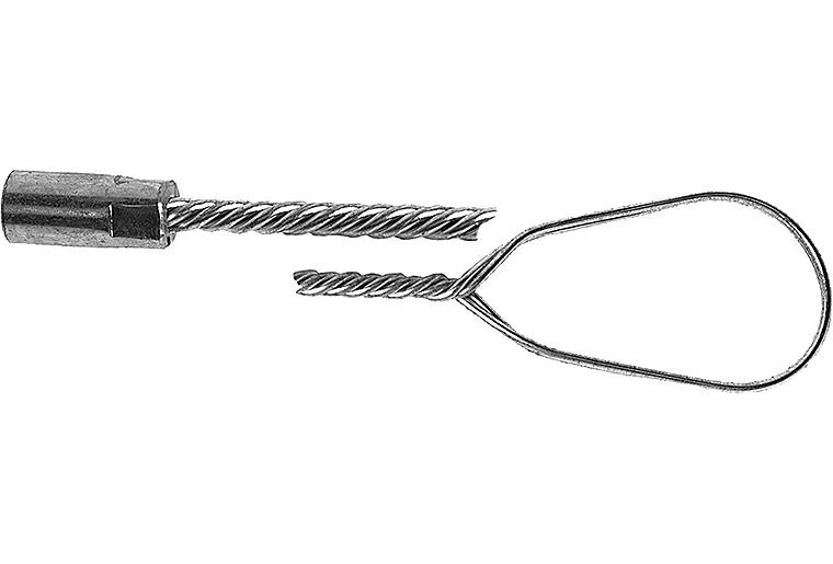 Bürstendrahtstiel Länge 1000 Gewinde 1/2" Ww.i.