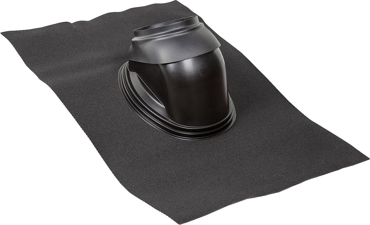 Universaldachpfanne Wolf, 25° - 45°, DN 180, schwarz, 2577002 Universaldachpfanne Wolf, 25° - 45°, DN 180, schwarz, 2577002
