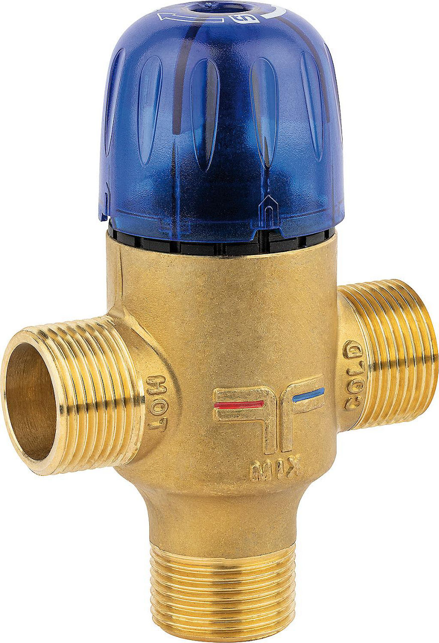 Thermostatisches Mischventil Novamix Value DN 20, 35-70°C 1", 36l/min, Kvs: 2,2