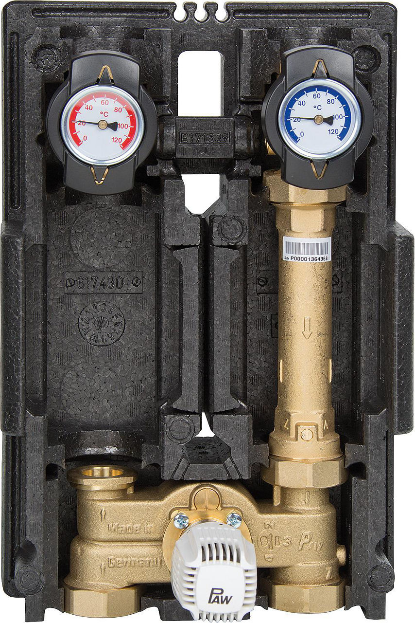 Konstantwert-Regelkreis WS33 DN25(1"), Vorlauf links Einstellbereich: 20-50°C Konstantwert-Regelkreis WS33 DN25(1"), Vorlauf links Einstellbereich: 20-50°C