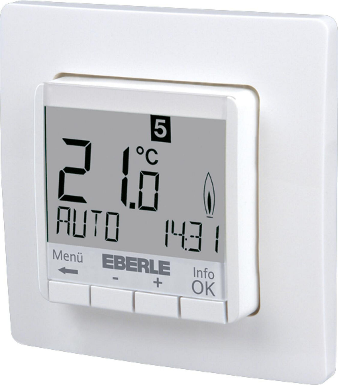 Unterputz Temperaturregler FIT 3R mit Hinterbeleuchtung weiss Unterputz Temperaturregler FIT 3R mit Hinterbeleuchtung weiss
