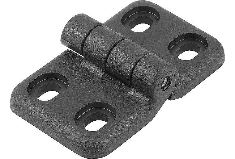 Scharniere, Kunststoff, Langlöcher Achsabstand 40 mm 1 Stück Scharniere, Kunststoff, Langlöcher Achsabstand 40 mm 1 Stück