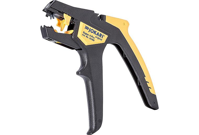 Abisolierzange JOKARI Super 4 Pro für Drähte von 0,2-6,0 mm selbsteinstellend Abisolierzange JOKARI Super 4 Pro für Drähte von 0,2-6,0 mm selbsteinstellend