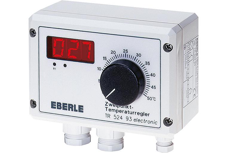Temperaturregler Typ TR 524 93, digit. Anzeige 0 ... 50°C Temperaturregler Typ TR 524 93, digit. Anzeige 0 ... 50°C