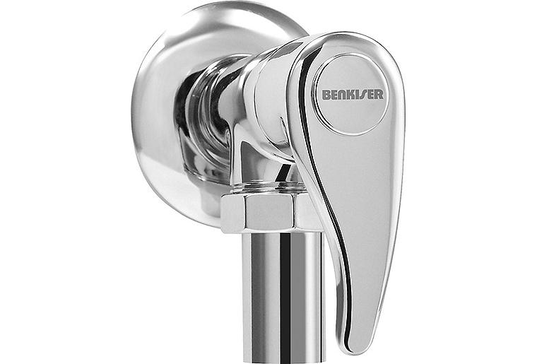 WC-Druckspüler Benkiser Typ 810 nicht selbstschließend, chrom