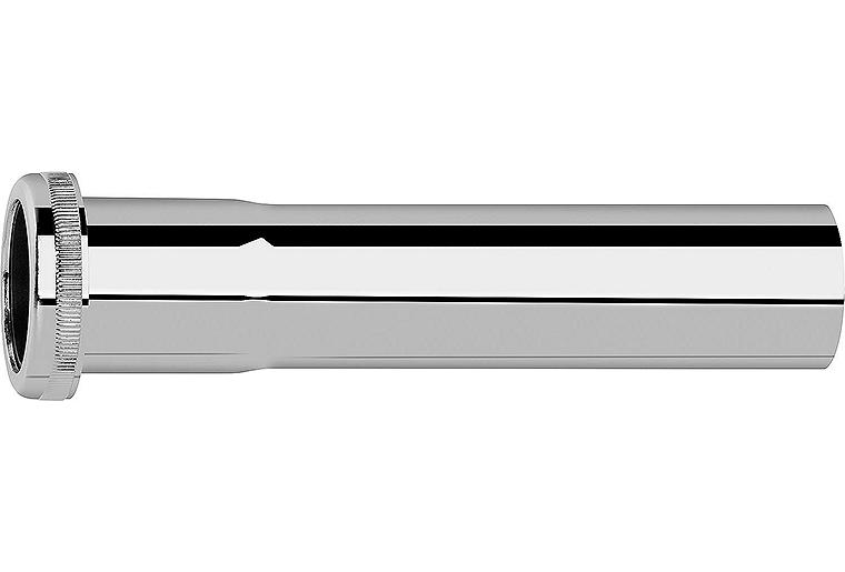 Verlängerungsrohr D=32mmx150mm mit Verschraubung, Messing verchromt Verlängerungsrohr D=32mmx150mm mit Verschraubung, Messing verchromt