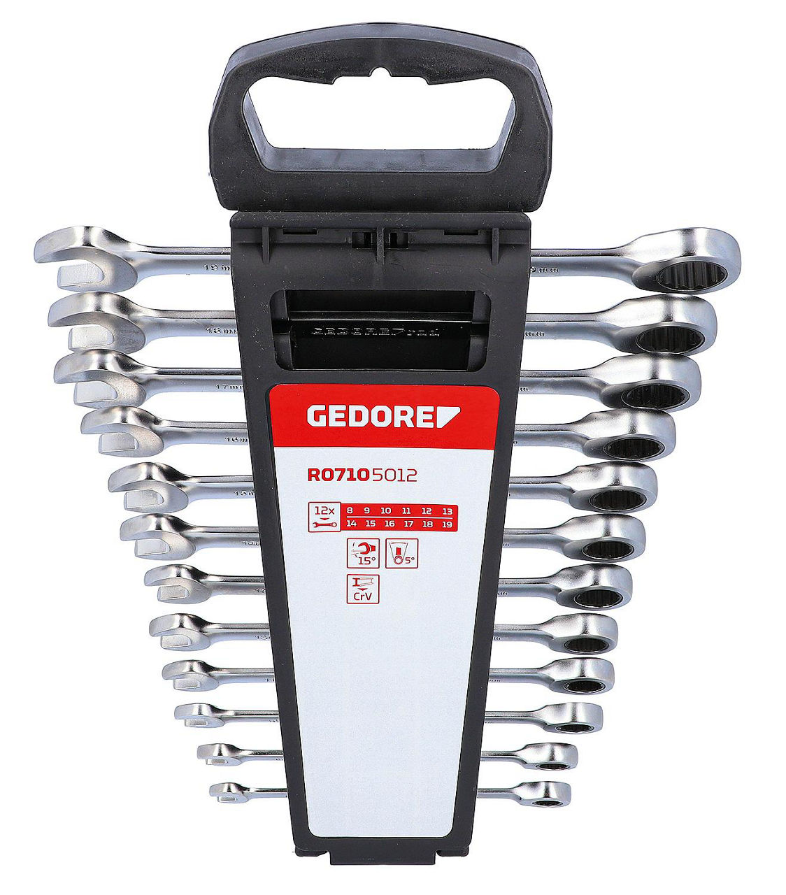 Ringratschenschlüsselsatz GEDORE red 12-teilig SW 8-19mm