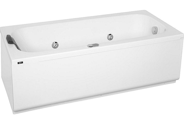 Whirlpool Pop 1700 Combisystem 4 Massage-, 12 Airpool-, 2 Fuß-, 1 Rücken-Düsen, 1700x435x750 mm