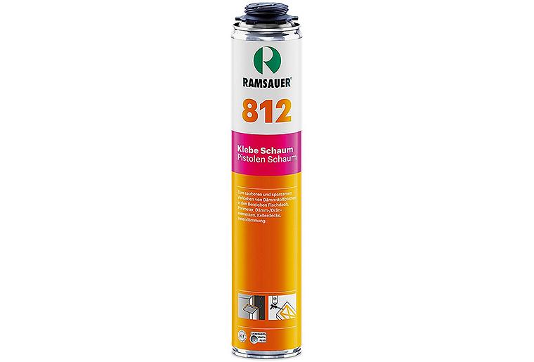 PU-Klebeschaum (1K) RAMSAUER 812, 750ml Brandklasse E (AT/CH) PU-Klebeschaum (1K) RAMSAUER 812, 750ml Brandklasse E (AT/CH)