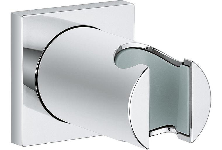 Wandbrausehalter Grohe Rainshower mit eckiger Rosette chrom