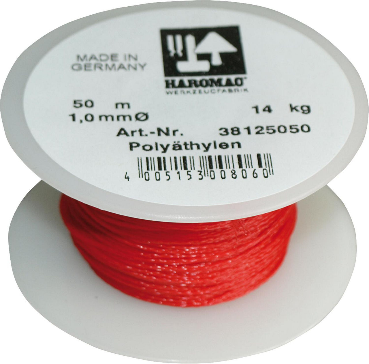 Maurerschnur, 1,0mm x 20m, rot Haromac