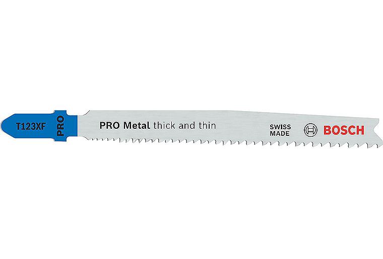 Stichsägeblätter BOSCH T123XF Länge 100mm VPE 5 Stück f. schnelle gerade Schnitte in Metall Stichsägeblätter BOSCH T123XF Länge 100mm VPE 5 Stück f. schnelle gerade Schnitte in Metall