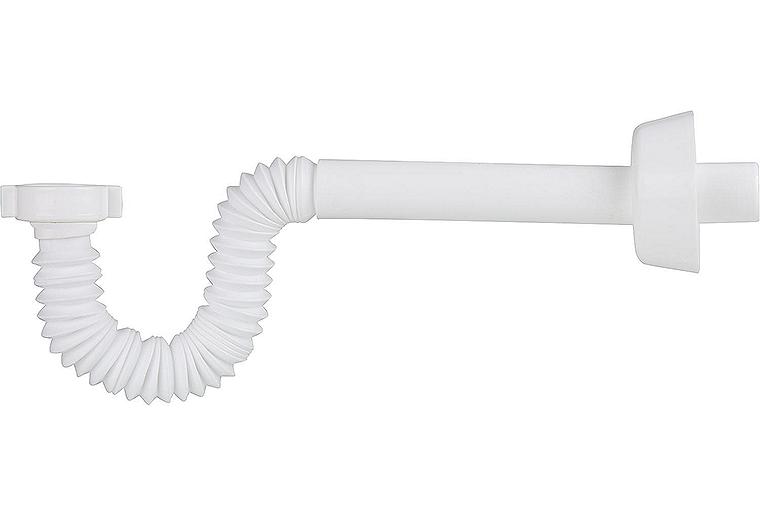 Röhrensiphon flexibel 230mm 11/4"x32mm PP/ABS Farbe: Weiß Röhrensiphon flexibel 230mm 11/4"x32mm PP/ABS Farbe: Weiß