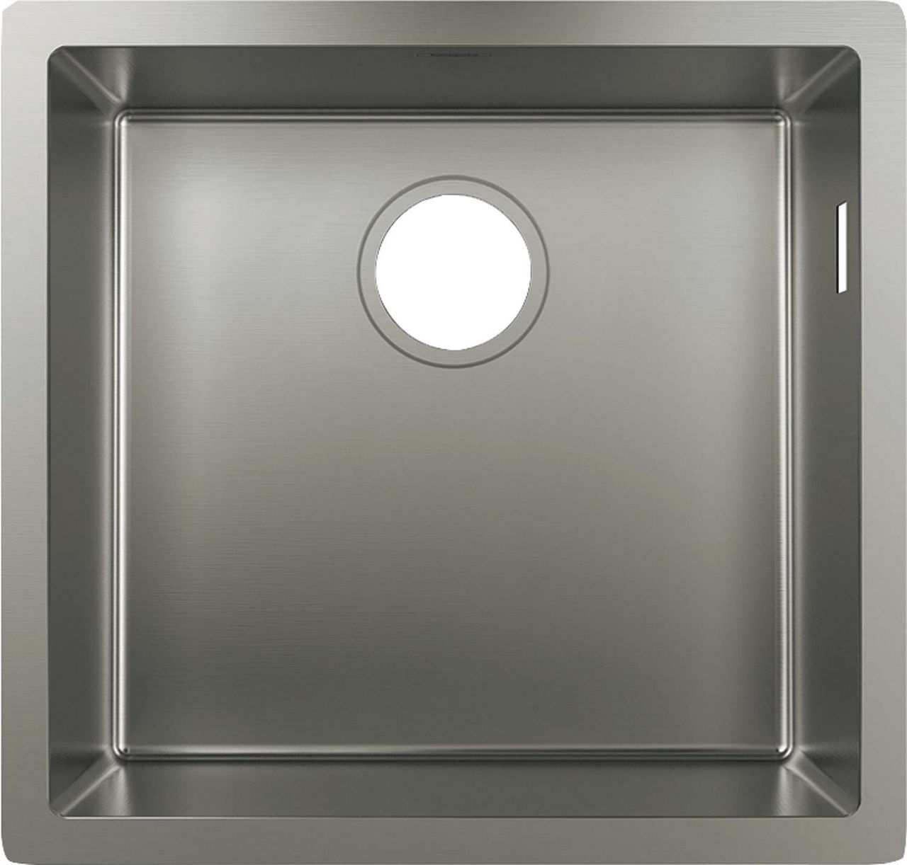 Unterbauspüle Hansgrohe 500 S719-U400 Becken BxT: 400x400 mm Unterbauspüle Hansgrohe 500 S719-U400 Becken BxT: 400x400 mm