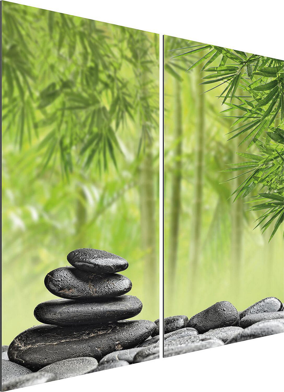 Duschrückwand Set Wellness zwei Rückwände BxHxT 1000x2500x3 mm
