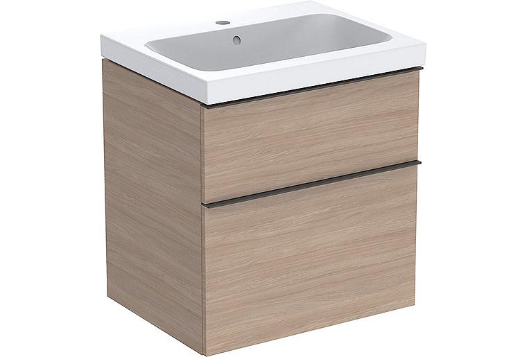 WTU+Keramik-WT Geberit iCon 600x705x485 mm Eiche/Griff Lava