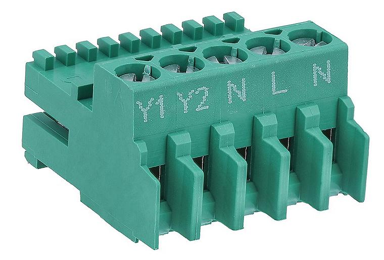 Stecker AE X110 dunkelgrün, Mischer/Heizkreiserseiterung