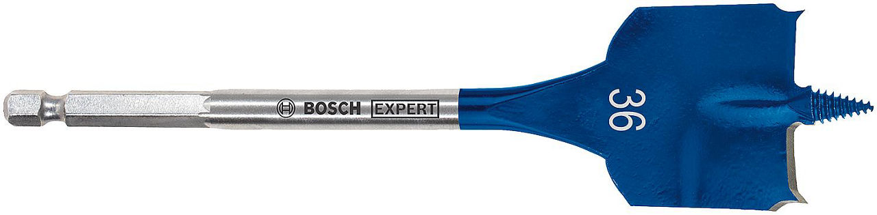 Flachfräsbohrer BOSCH® EXPERT SELFCUT Speed Ø 36,0 x 152 mm mit 1/4" Sechskantaufnahme Flachfräsbohrer BOSCH® EXPERT SELFCUT Speed Ø 36,0 x 152 mm mit 1/4" Sechskantaufnahme