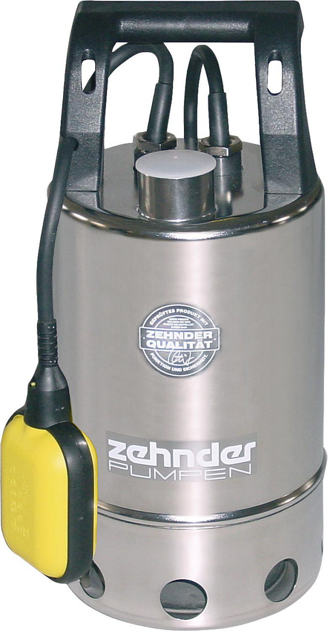 Schmutzwassertauchpumpe Edelstahl 11/4" IG, 230 V, Fördermenge 10 m³/h Korngröße 30 mm E-ZW 80 A Schmutzwassertauchpumpe Edelstahl 11/4" IG, 230 V, Fördermenge 10 m³/h Korngröße 30 mm E-ZW 80 A