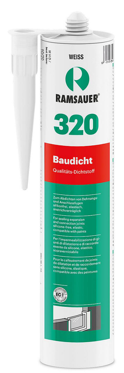 Baudicht 320 weiß Hybrid-Dichtstoff 310ml lebensmittelgeprüft Baudicht 320 weiß Hybrid-Dichtstoff 310ml lebensmittelgeprüft