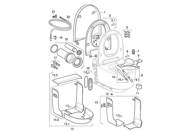 Keramikwabenfilter Typ 3, passend zu Aquaclean Mera