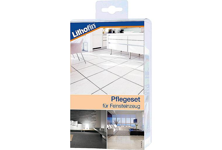 LITHOFIN Reinigerset für Feinsteinzeug (2-teilig: KF Intensivreiniger & KF Pflegereiniger), 1 Set LITHOFIN Reinigerset für Feinsteinzeug (2-teilig: KF Intensivreiniger & KF Pflegereiniger), 1 Set