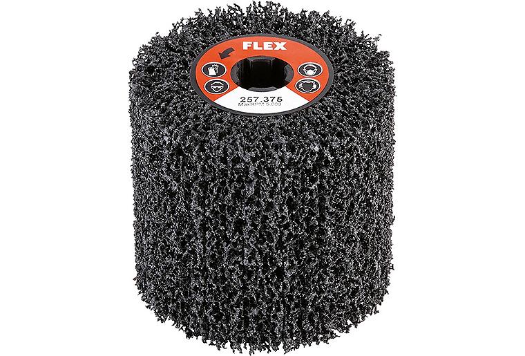 Schleifvlies FLEX zum Reinigen von Schweißnähten, Ø 100x100mm, Körnung extra grob