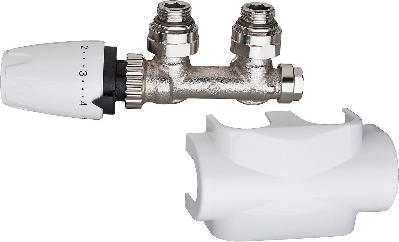 Ventilset IMI Multilux Eck inkl. Verkleidung weiß und Thermostatkopf Typ DX Ventilset IMI Multilux Eck inkl. Verkleidung weiß und Thermostatkopf Typ DX