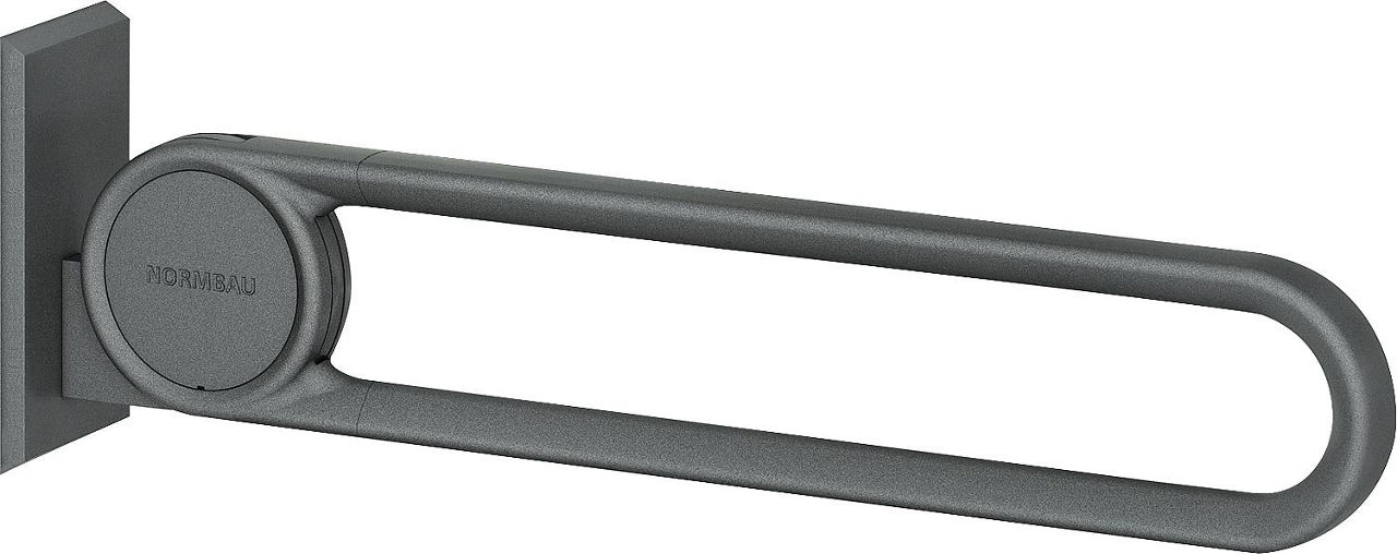 Normbau Stützklappgriff Cavere Vario,850mm, Anthrazit-Metallic Normbau Stützklappgriff Cavere Vario,850mm, Anthrazit-Metallic