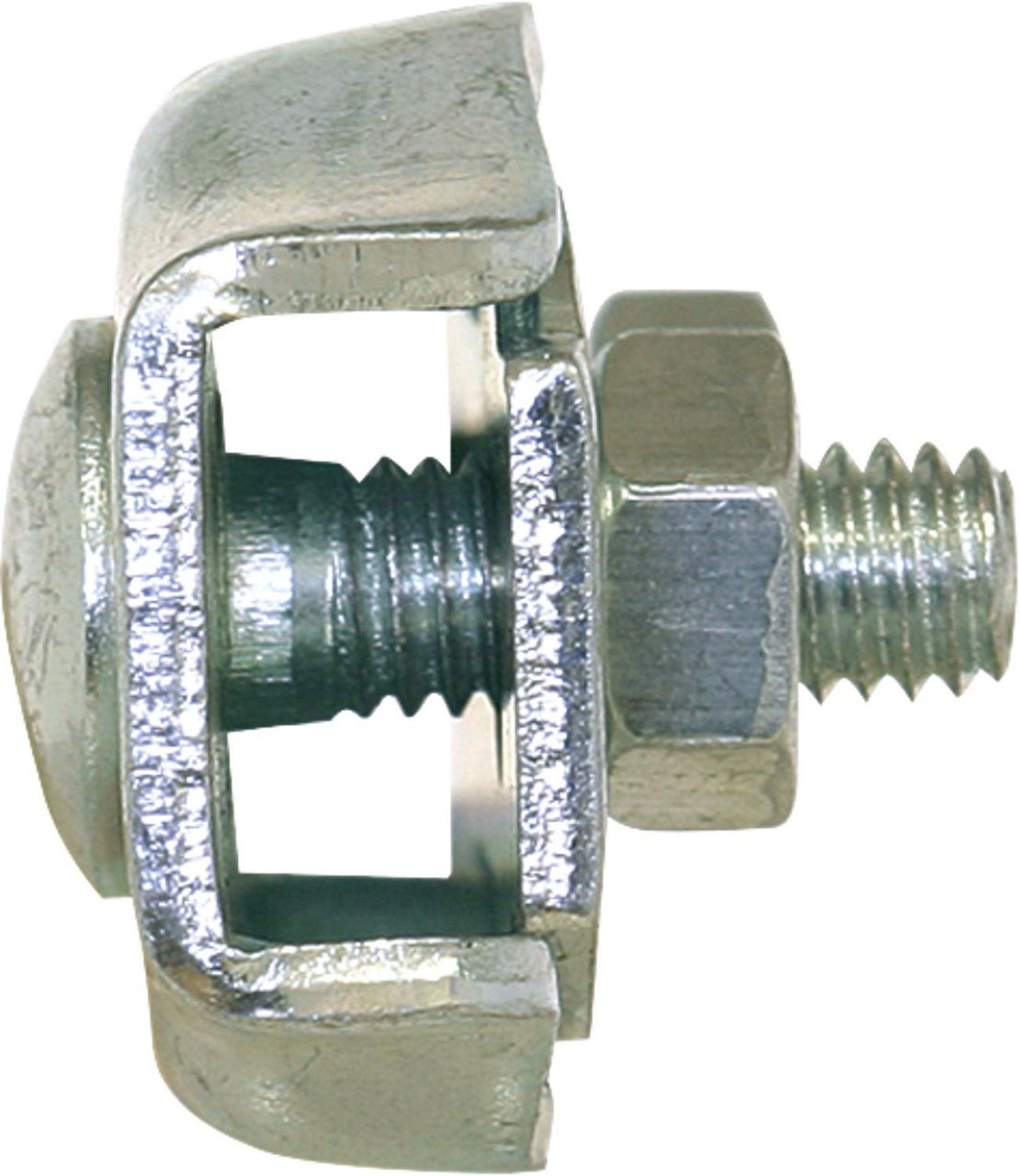 Duplex Seilklemme mit 2 Schrauben, verzinkt, maximaler Ø Seil: 6 mm Duplex Seilklemme mit 2 Schrauben, verzinkt, maximaler Ø Seil: 6 mm