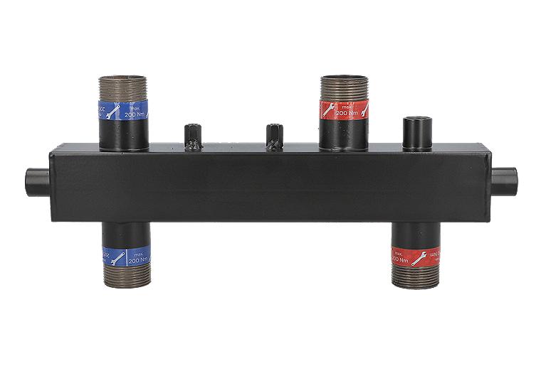 Hydraulische Weiche Evenes W3 P DN 32(11/4") AG, 3m³/h, 70kW, inkl. Halterung und Isolierung Hydraulische Weiche Evenes W3 P DN 32(11/4") AG, 3m³/h, 70kW, inkl. Halterung und Isolierung