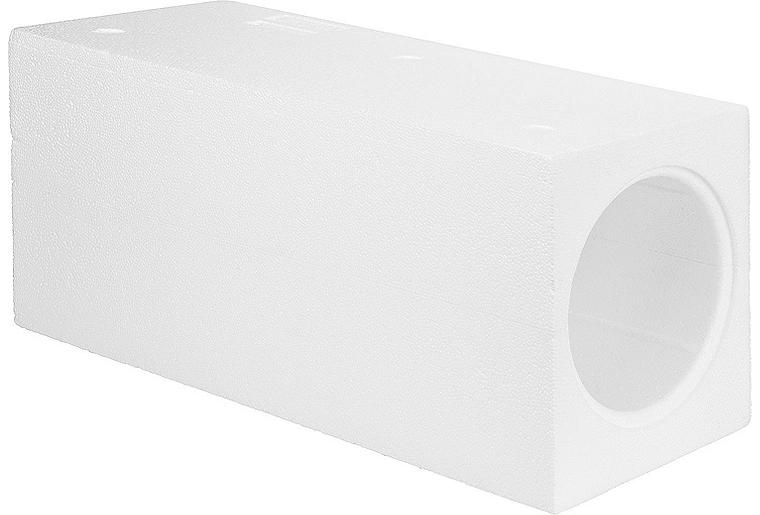 Wandeinbaugehäuse aus EPS Styropor für Rundkanäle, Drm: 160mm Wandeinbaugehäuse aus EPS Styropor für Rundkanäle, Drm: 160mm