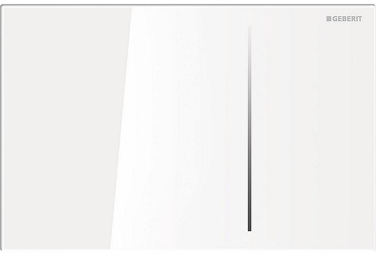 Betätigungsplatte Sigma 70 Glas weiß Betätigungsplatte Sigma 70 Glas weiß