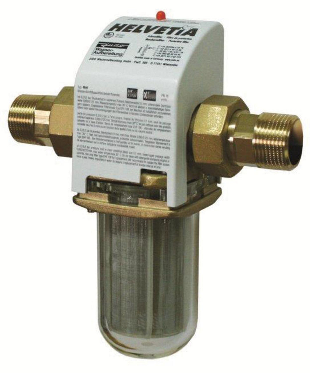 Wasserfilter Judo Helvetia MHF DN32( 1 1/4") mit Verschraubung Wasserfilter Judo Helvetia MHF DN32( 1 1/4") mit Verschraubung