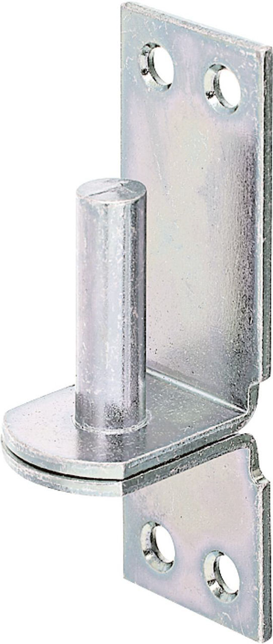 Kloben auf Platte, DI, ø 16 mm, 115 x 40 mm, Gelb verzinkt Kloben auf Platte, DI, ø 16 mm, 115 x 40 mm, Gelb verzinkt