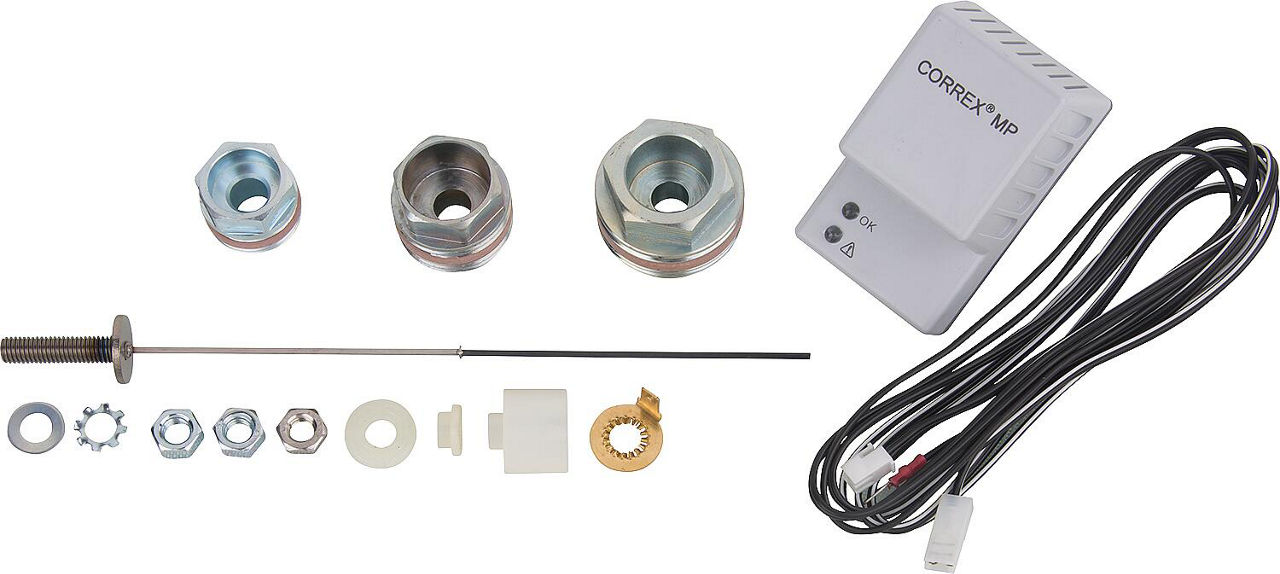 Fremdstrom-Set Correx-UP incl. 1x Potenziostat u. 1x Anode für emaillierte Speicher bis 800l