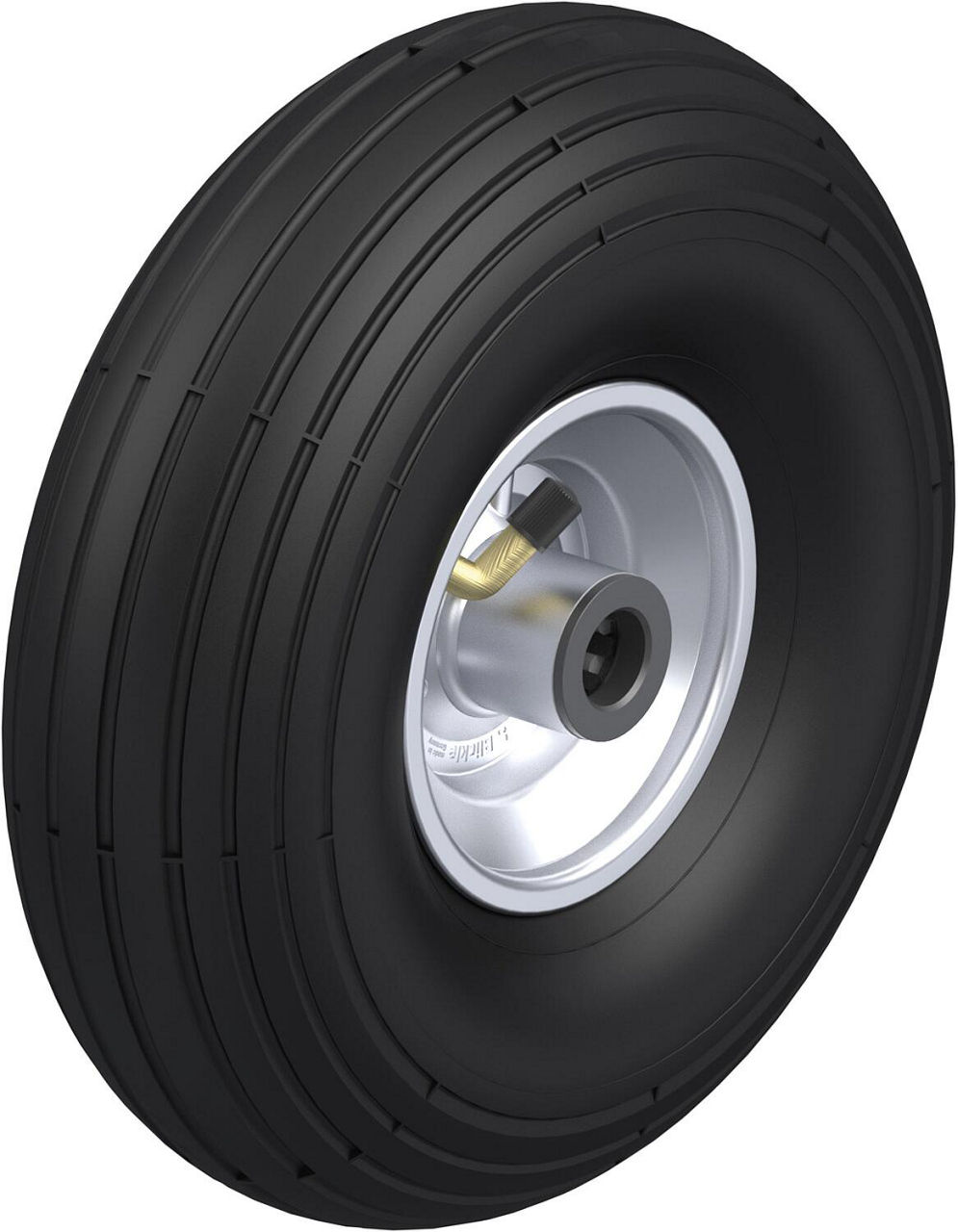 Luftreifen mit Rillenprofil P 261/20-75R,Tragfähigkeit 150kg, Rad-Ø 260mm,Achsloch-Ø 20mm Luftreifen mit Rillenprofil P 261/20-75R,Tragfähigkeit 150kg, Rad-Ø 260mm,Achsloch-Ø 20mm