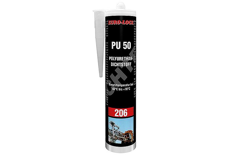 1K-Polyurethan-Dichtstoff PU 50 EURO-LOCK LOS 206-W, 310ml Kartusche 1K-Polyurethan-Dichtstoff PU 50 EURO-LOCK LOS 206-W, 310ml Kartusche