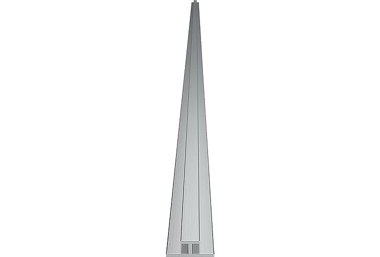 Verbindungsprofil für Duschrückwand Aluminium elox. matt 2550 mm