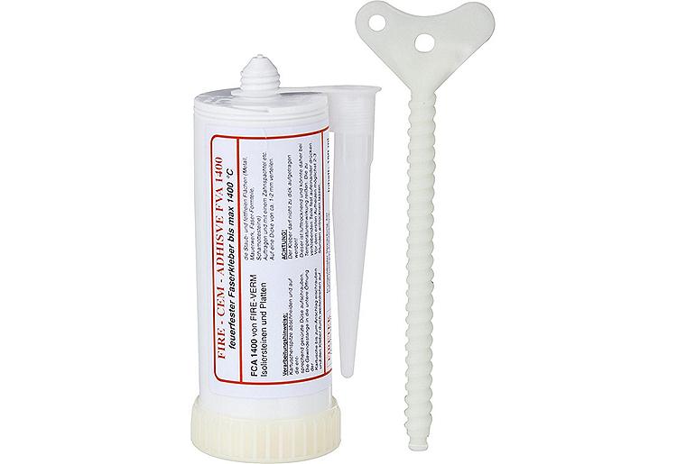 Kleber für Vermiculite-Platten FVA1400, 150ml, Spindel- kartusche