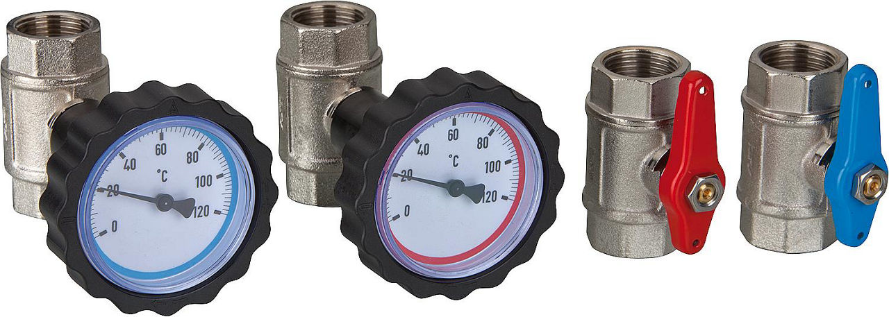 Kugelhahn Anschlussset DN20 für Friwa Fresh mit Zirkulation Kugelhahn Anschlussset DN20 für Friwa Fresh mit Zirkulation