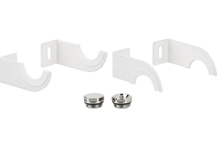 Halterungsset für Handtuchheizkörper Ischia, Empoli, Tropea, weiß