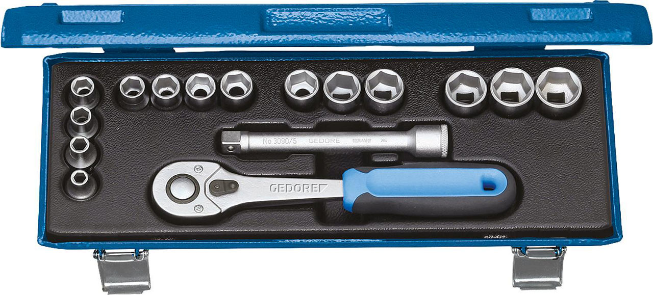 Steckschlüssel-Satz GEDORE 30 JMU-10, 16-teilig 3/8"