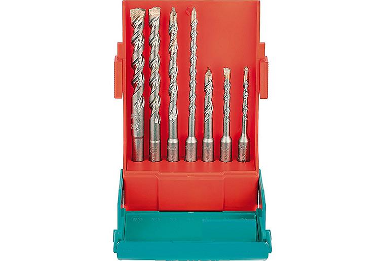 Hammerbohrer HELLER® 7-tlg. BIONIC Pro mit SDS-Plus Aufnahme Ø 5/6/6/8/8/10/12 mm