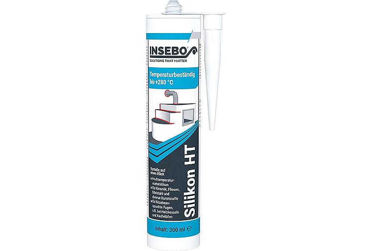 Silikon HT INSEBO temperaturbeständig bis 280 °C rotbraun 300ml Kartusche