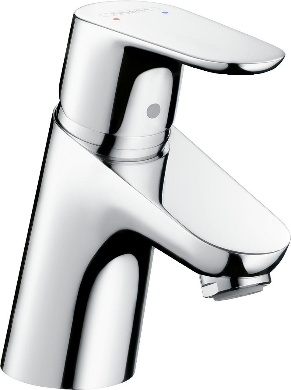 Waschtischmischer Hansgrohe Focus Ausladung 101 mm chrom ohne Ablaufgarnitur Waschtischmischer Hansgrohe Focus Ausladung 101 mm chrom ohne Ablaufgarnitur
